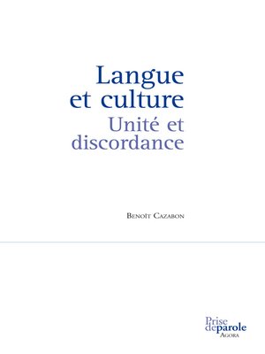 cover image of Langue et culture
